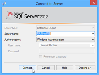 01 connect to sql server