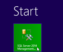 01 launch sql management studio