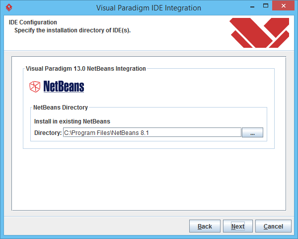 3 specify netbeans location