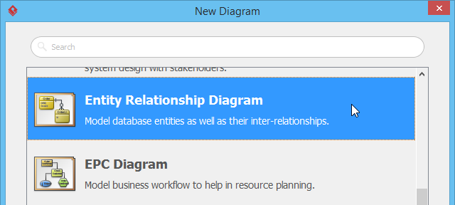 create entity relationship diagram