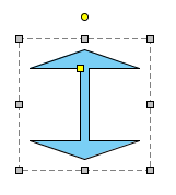 Other two head arrow outline