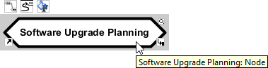 Mouse over central idea node