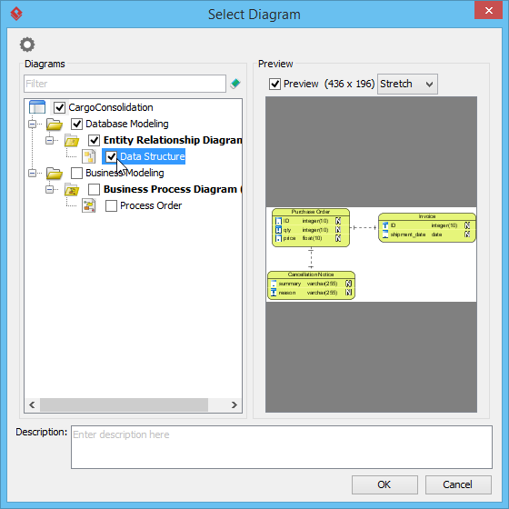 Select Entity Relationship Diagram