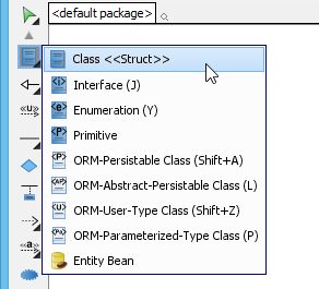 Select stereotyped element