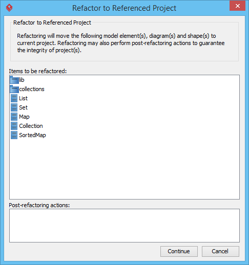 Refactor elements