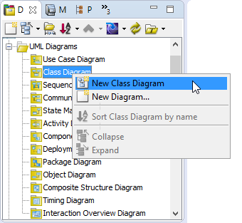 New class diagram