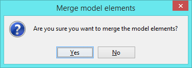 confirm to proceed with the merge