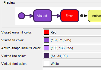 Configuring wireflow animation