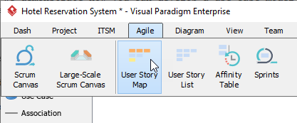 Open user story map