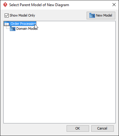 Select project root node