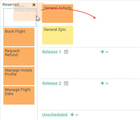 Create backbone in user story map