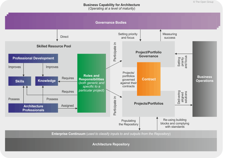 TOGAF Architecture Capability Framework