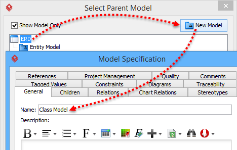 create class model