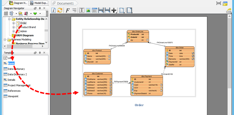 Create content in Doc. Composer