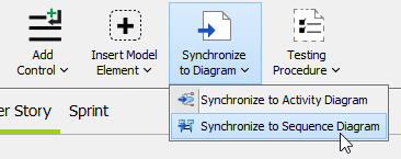 Synchronize to Sequence Diagram