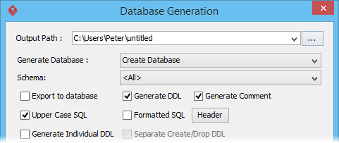 Specify output path