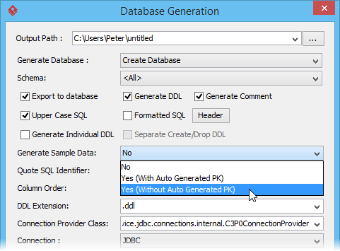 Generate sample data