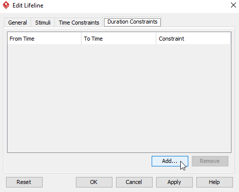 add duration cinstraint