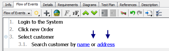 attribute address added to flow of events