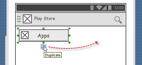 duplicate wireframe content