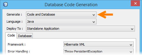 Selected code and database