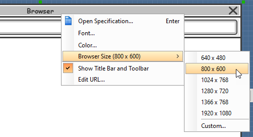 Resize wireframe