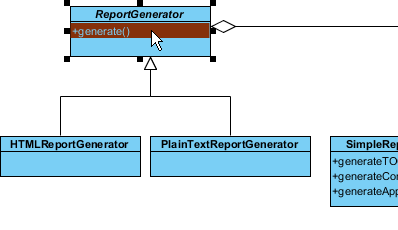 select generate in report generator