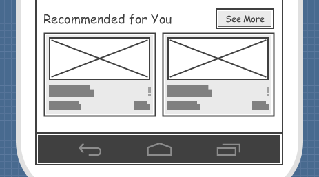 wireframe elements resized