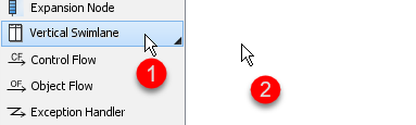 Create Vertical Swimlane