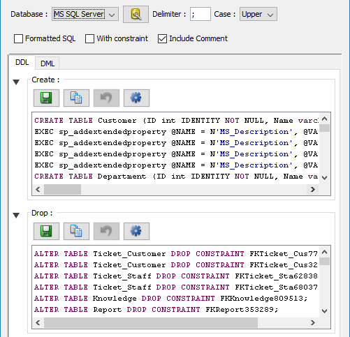 Ad-Hoc SQL Statements Generator