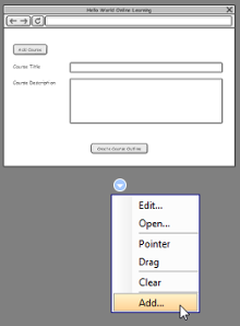 Add a wireframe to a scenario step