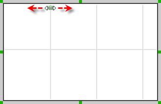 Adjusting cell size