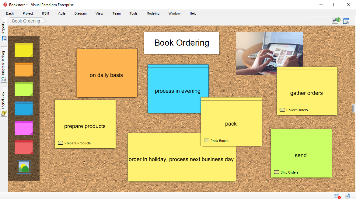 Brainstorm feature for note taking