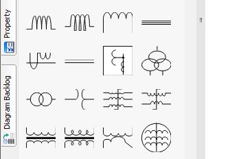 Design with circuit diagram symbols