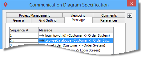 Edit sequence number of messages