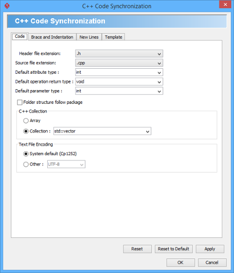 Code configuration