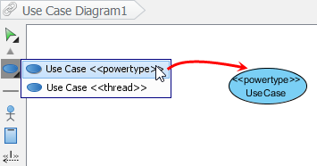 Create a stereotyped shape