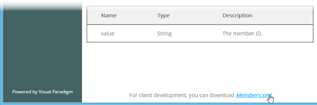 Download REST API model XML