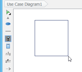 Drag a specific boundary with the mouse