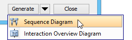 Generate scenario with specific diagram type