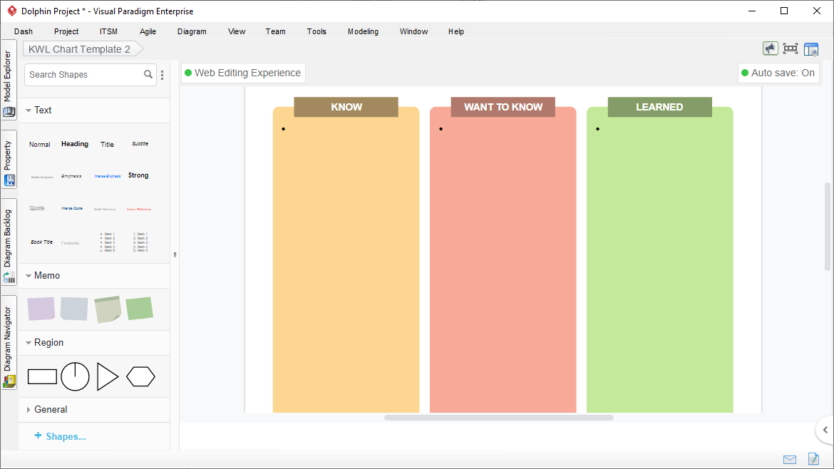 KWL Chart Tool