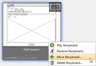 Move storyboard