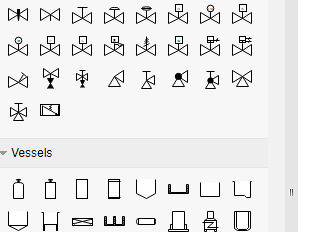 Design P&ID diagram with rich symbols