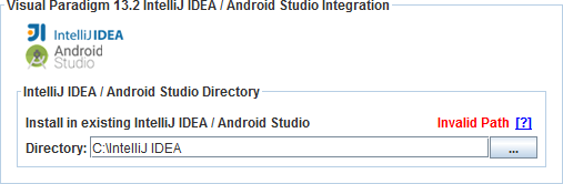 Path of IntelliJ IDEA