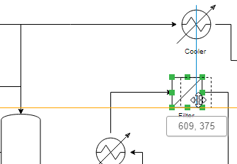 Easy to edit Process Flow Diagram (PFD)