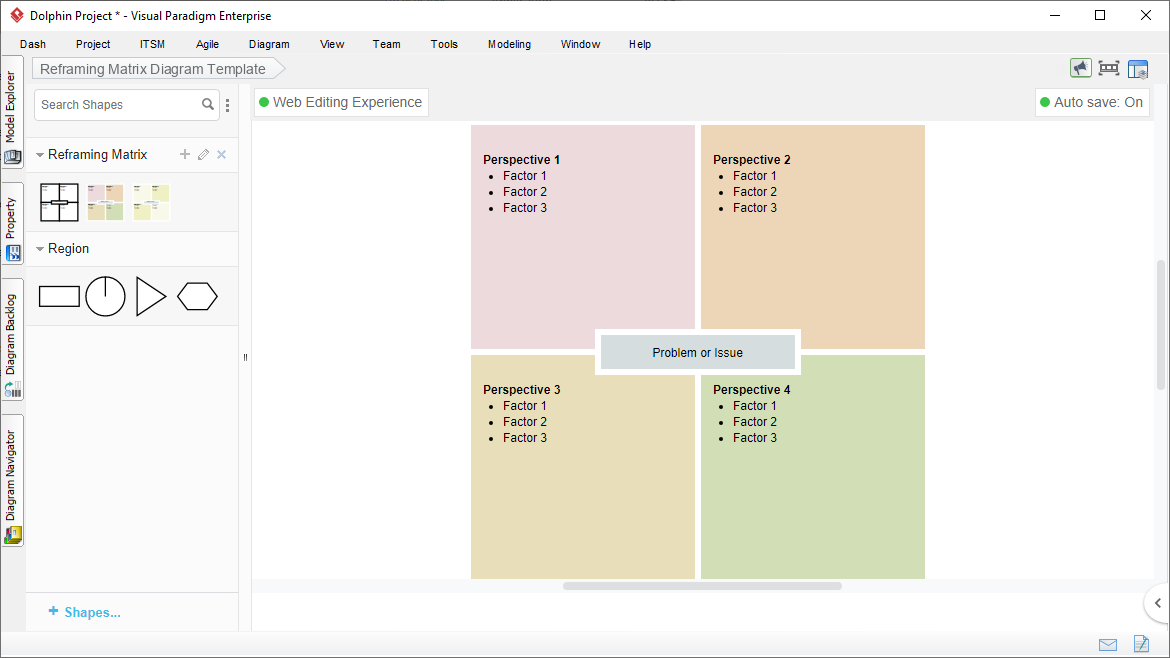 Reframing Matrix Tool