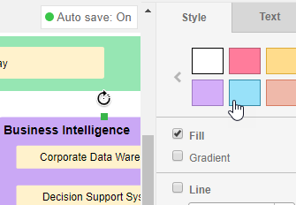 Rich set of formatting tools