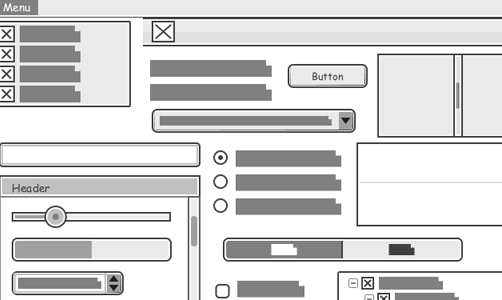 Rich Set of Wireframe Elements