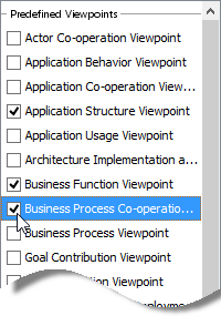 Add standard viewpoints to enterprise architecture