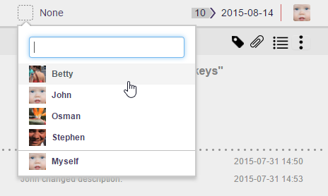 Select an assignee